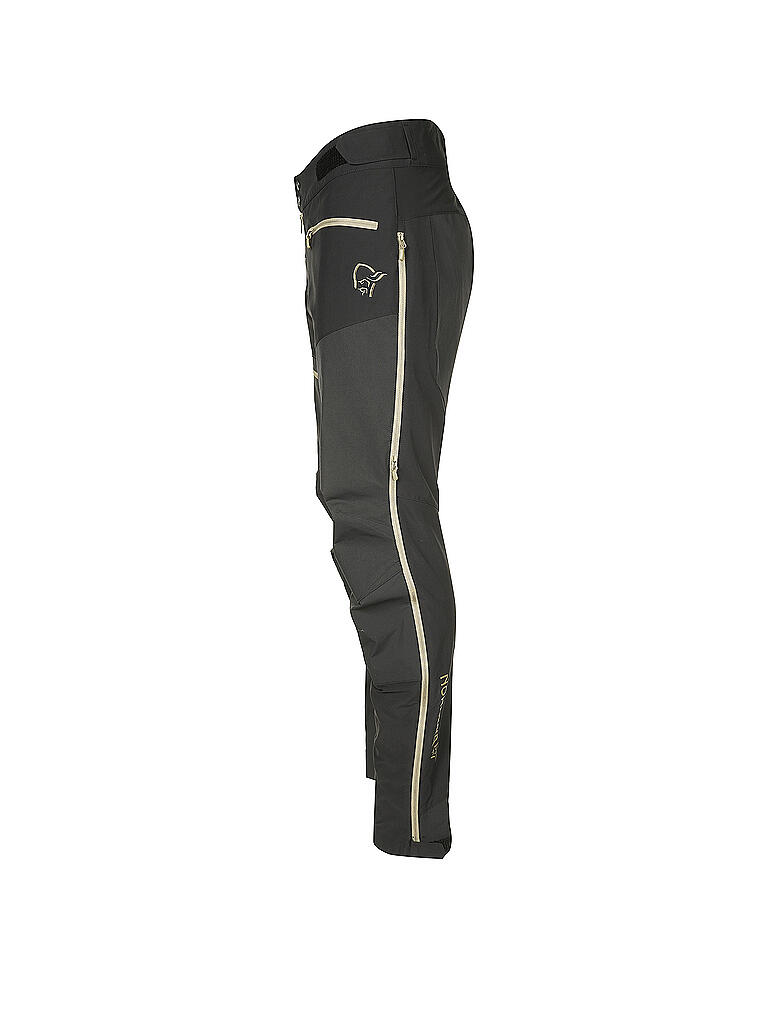 NORRØNA | Herren Wanderhose Fjora flex1  | schwarz
