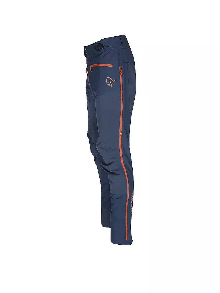 NORRØNA | Herren Wanderhose Fjora flex1  | dunkelblau