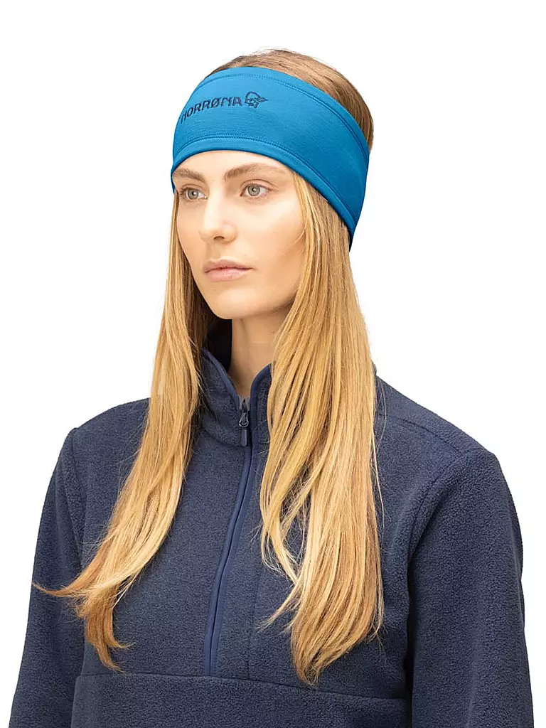 NORRØNA | Stirnband sewn Powerstretch | blau