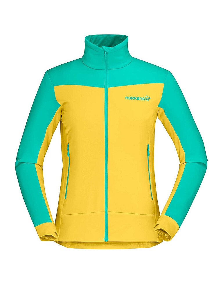 NORRØNA Damen Fleecejacke Falketind warm1 Stretch gelb | M