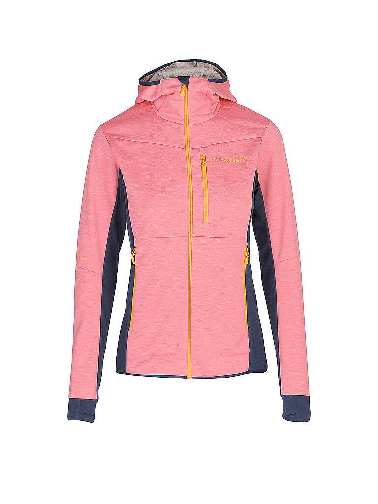 NORRØNA Damen Fleecejacke falketind  warm2 Octa Hoodie blau | S
