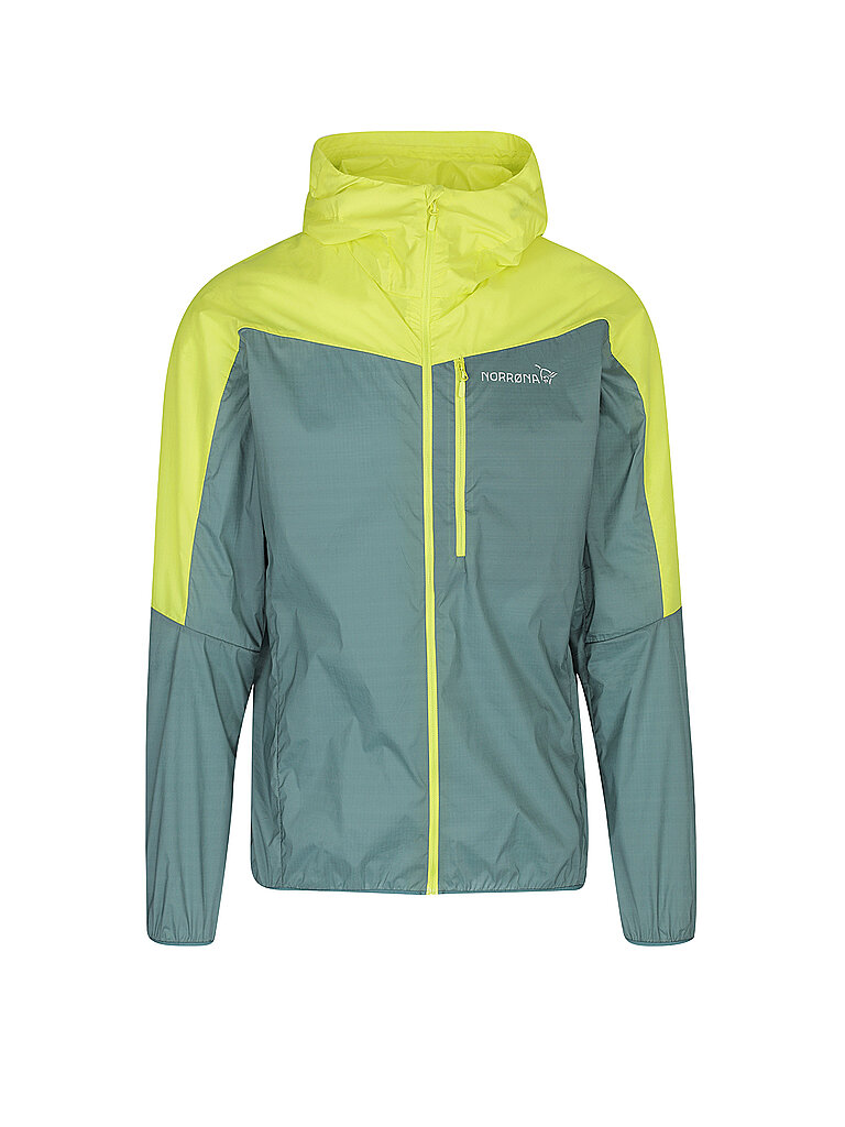 NORRØNA Herren Windjacke falketind  aero60 Hoodie grau | M