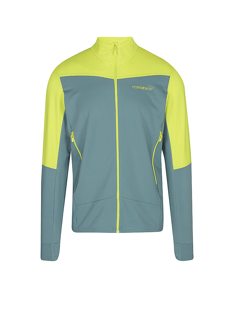 NORRØNA Herren Fleecejacke Falketind warm1 Stretch grau | L
