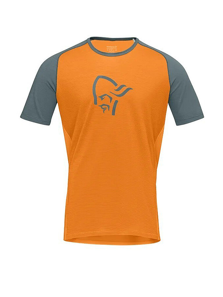 NORRØNA Herren Funktionsshirt Wool  orange | M