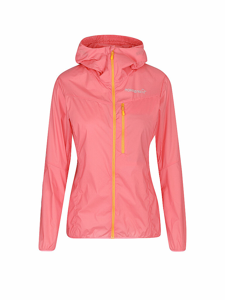 NORRØNA Damen Windjacke falketind  aero60 Hoodie pink | M