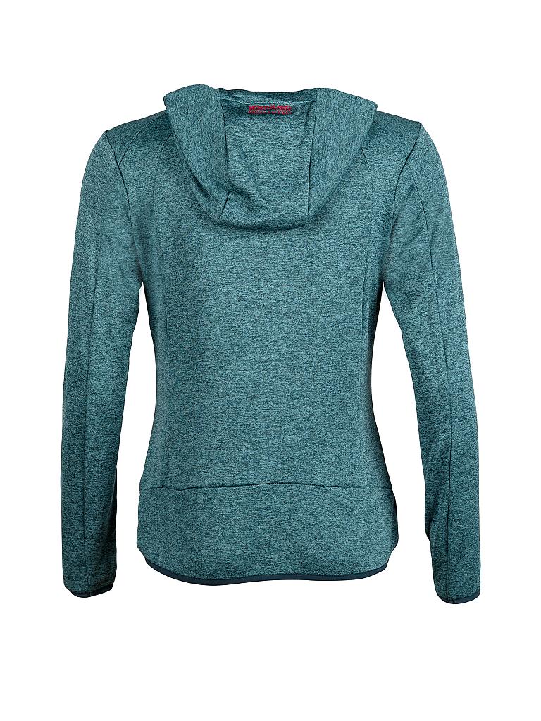 NORTHLAND | Damen Fleecejacke Adara Hoody | blau