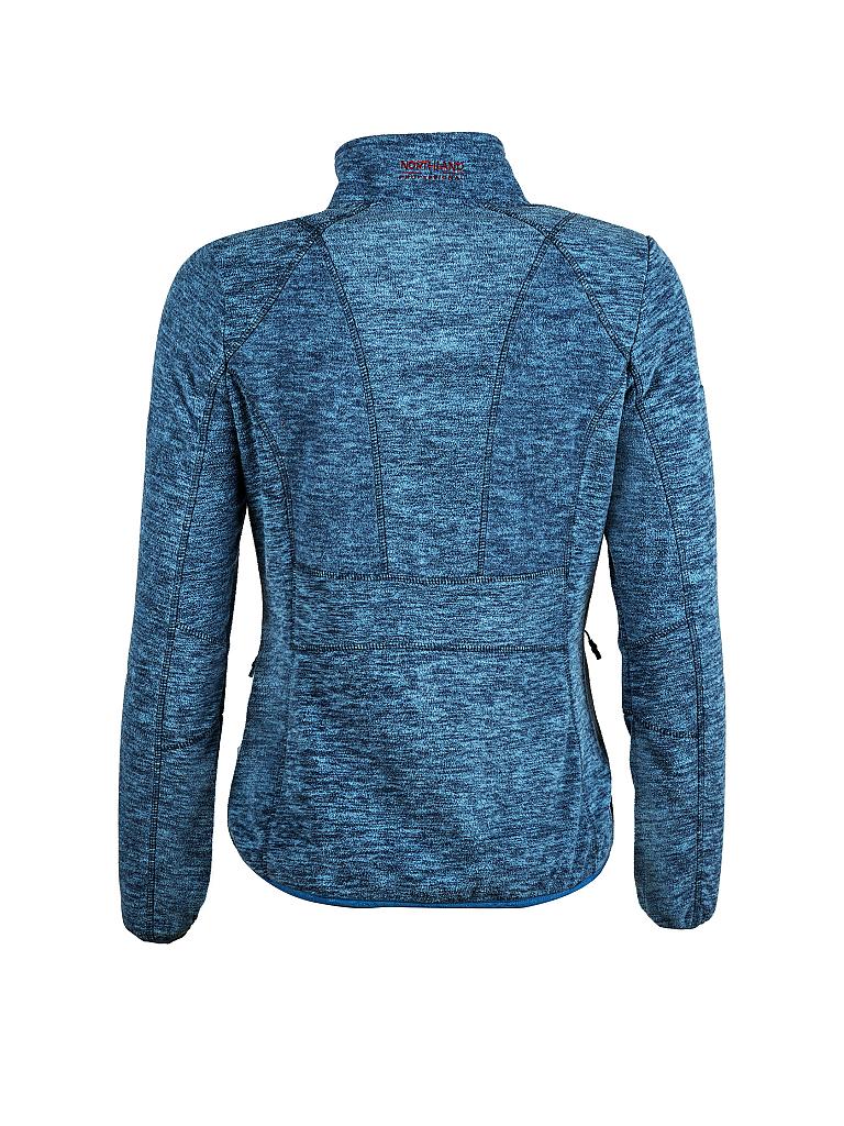 NORTHLAND | Damen Fleecejacke Athletica | blau