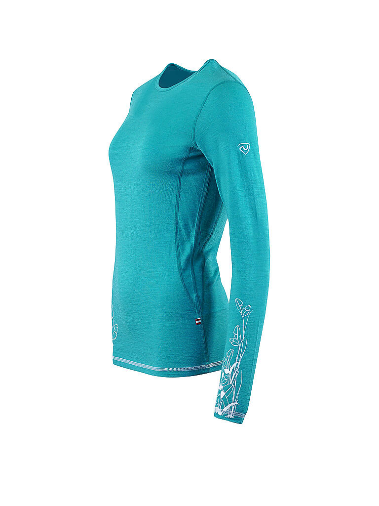 NORTHLAND | Damen Langarmshirt Merino 140M Nea | türkis