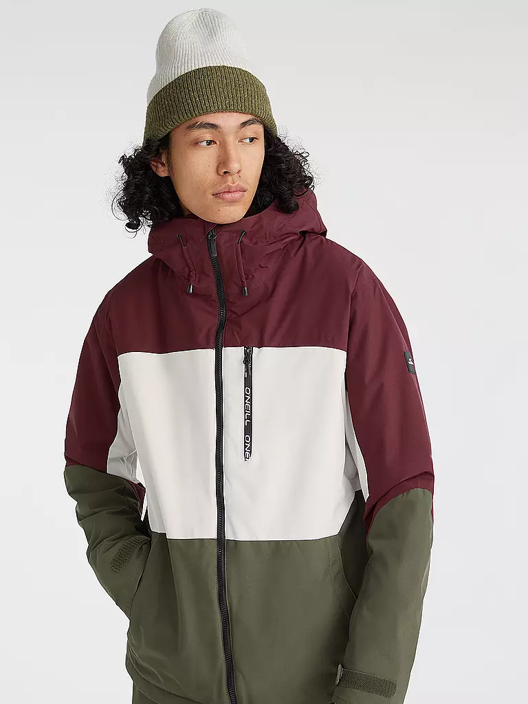 O'NEILL | Herren Snowboardjacke Carbonite | dunkelrot