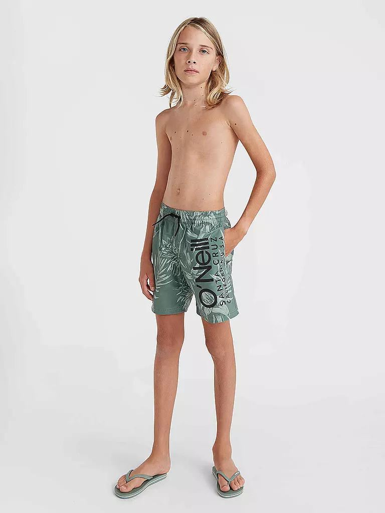 O'NEILL | Jungen Badeshort Mix and Match Cali Floral 14'' | hellgrün