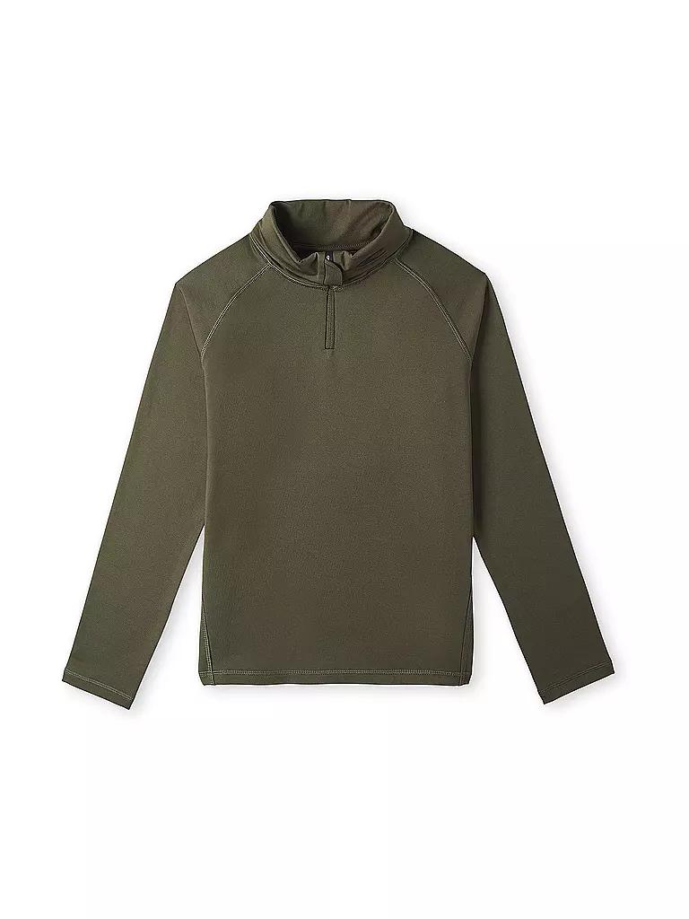 O'NEILL | Kinder Unterzieh Zipshirt Clime Fleece | dunkelgrün