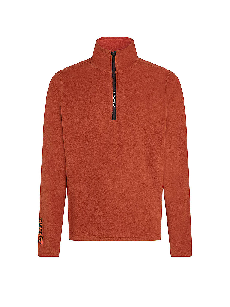 O'Neill Zipshirt Halbreißverschluss Stickerei Polartec Orange