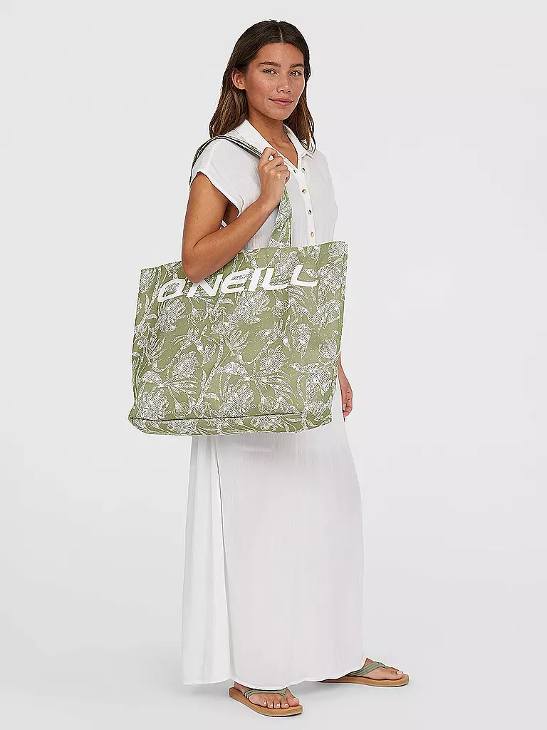 O'NEILL | Badetasche Coastal Print Tote | Hellgrün