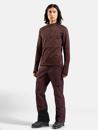 ODLO | Herren Unterzieh Zipshirt Descent Ceramiwarm