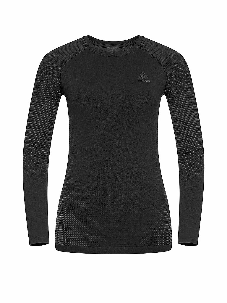Odlo Funktionsshirt Baselayer Recycelt Polyester Schwarz