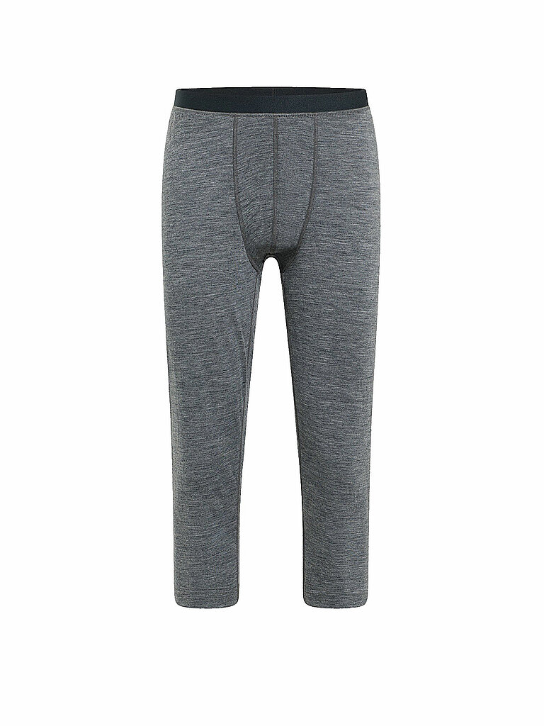 Odlo Unterziehhose 3/4 Merino 200 Grau