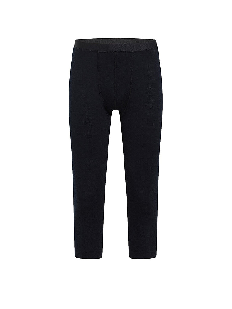 Herren Hose Merino 200 3/4 schwarz XL M