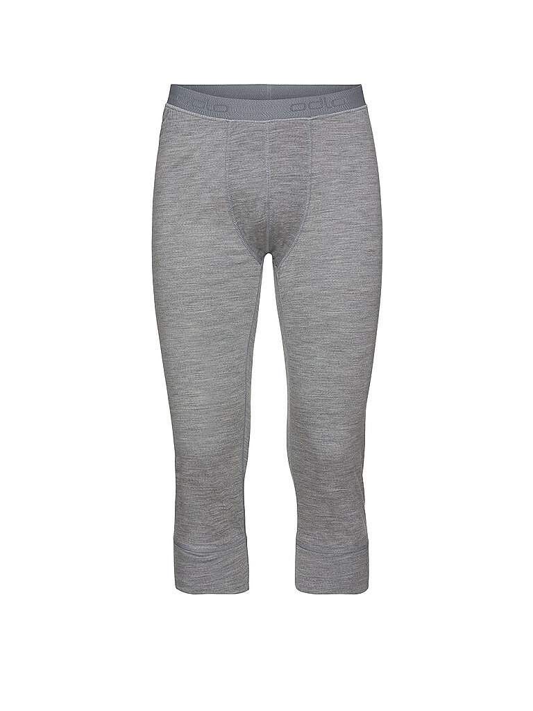ODLO Herren Unterziehhose Natural 100% Merino Warm 3/4 grau | XXL