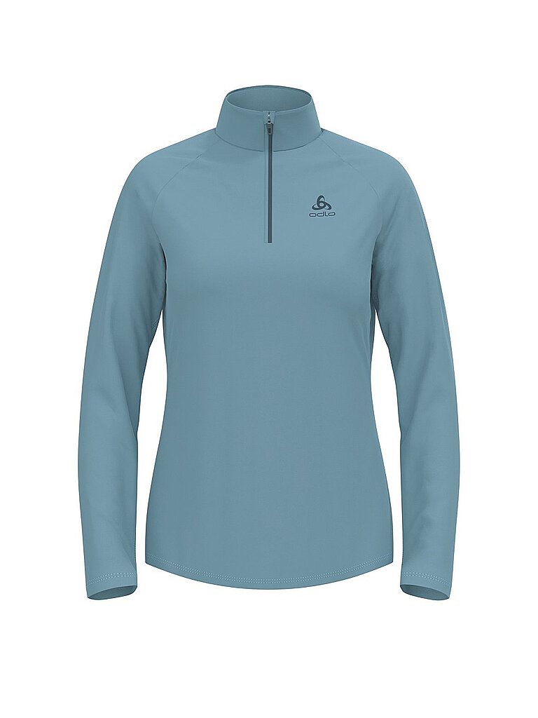 ODLO Damen Unterzieh Zipshirt Besso Mid Layer blau | XL