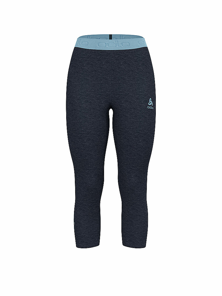 ODLO Damen Unterzieh Tight Revelstoke Performance Wool Warm 3/4 dunkelblau | L