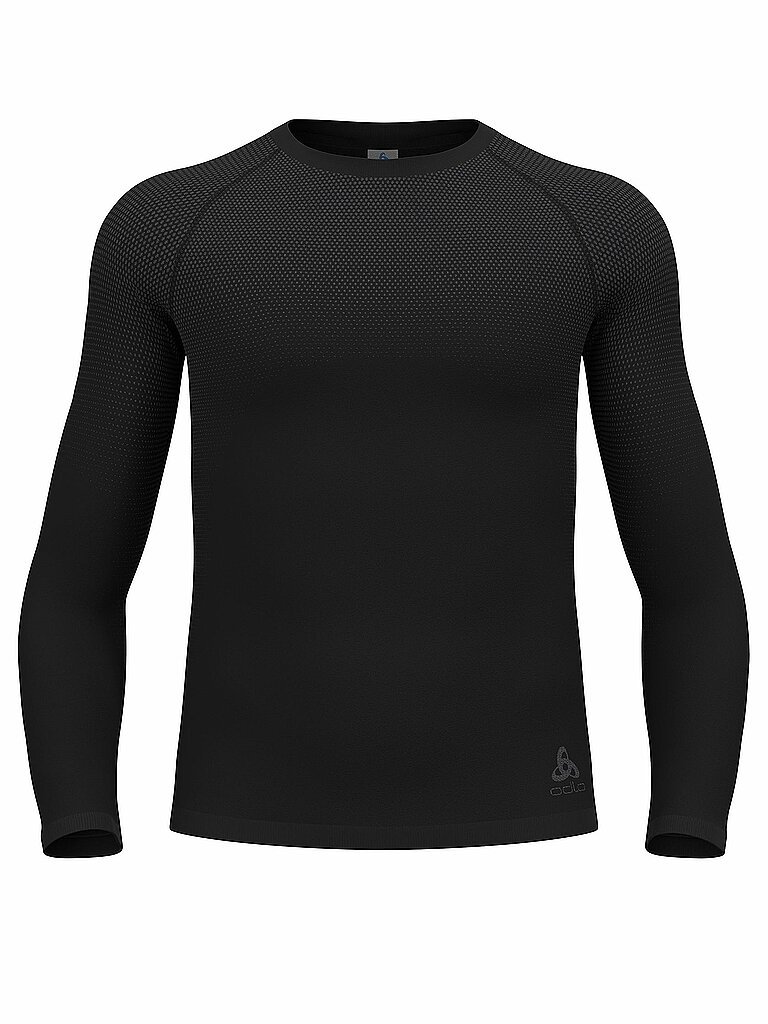 Odlo Langarm-Shirt Performance Light Recyceltes Polyester Schwarz