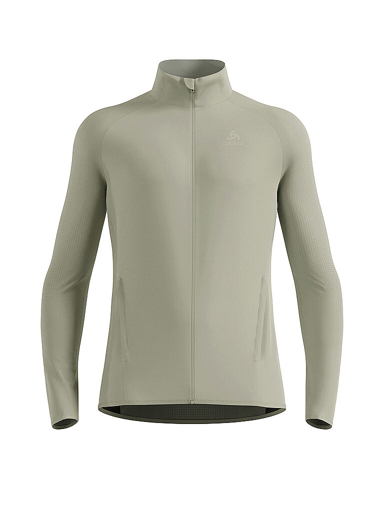 Odlo Laufjacke Polyester Hybrid Olive