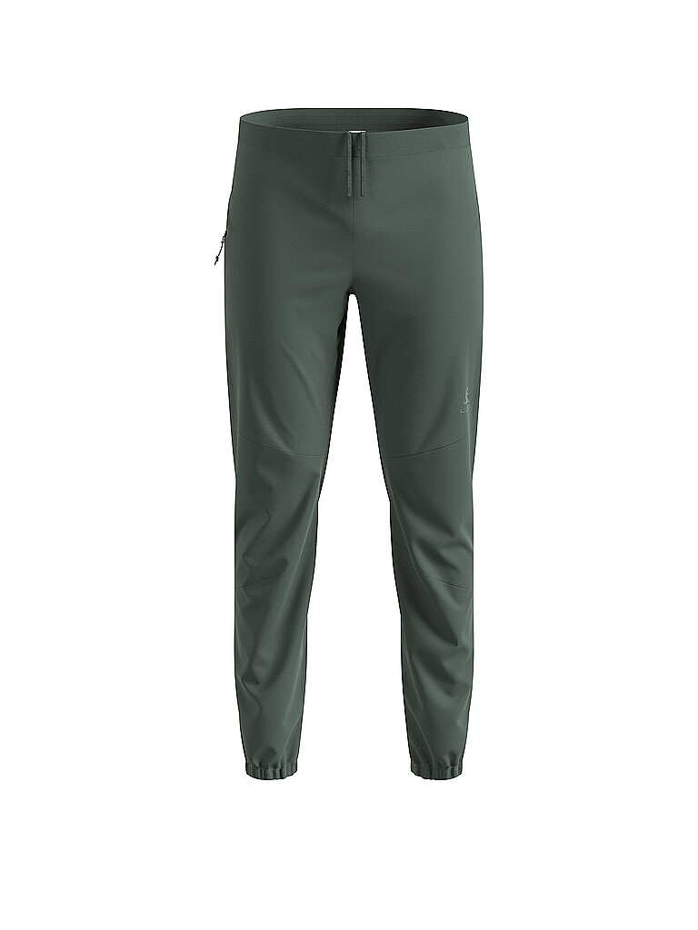 Odlo Sporthose Warm Softshell Brensholmen Dunkelgruen