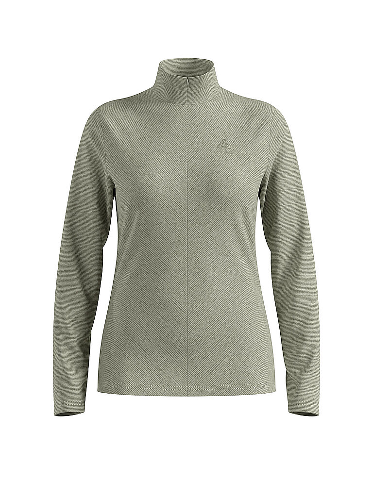 Damen Unterzieh Zipshirt Roy grau XL W