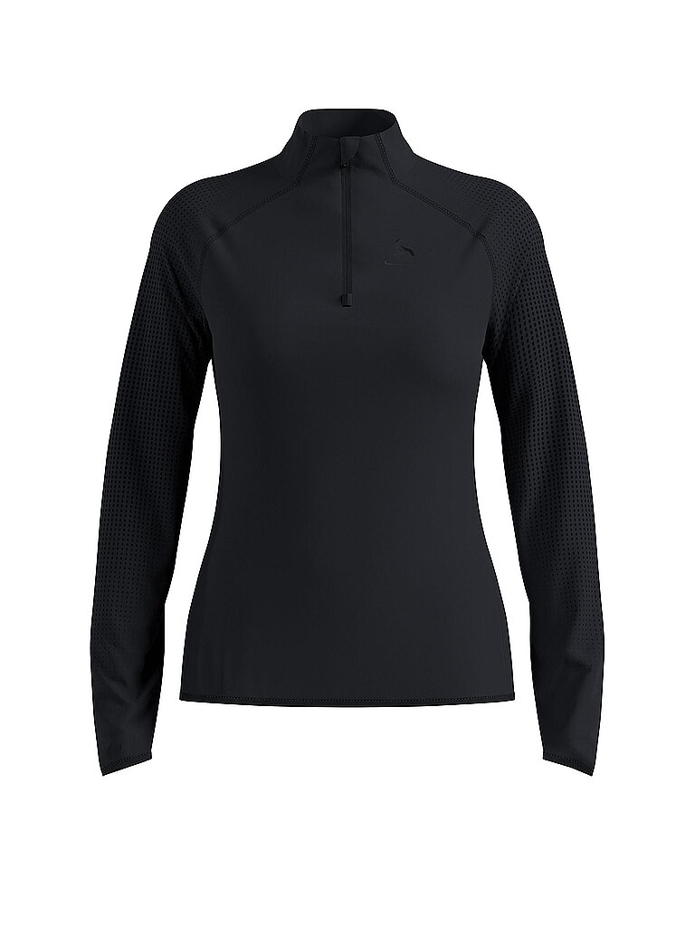 Odlo Laufjacke Zeroweight Warm Hybrid Polyester Schwarz
