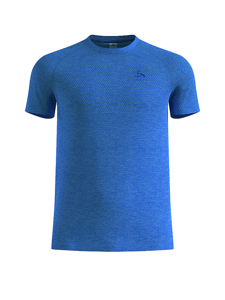 Odlo Seamless Laufshirt Recycled Polyamide-Polyester Dazzling Blue