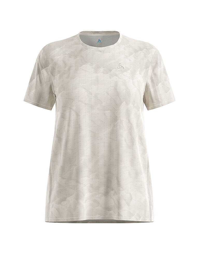 Odlo Sportshirt Chill-Tec Print Normal Cut Beige