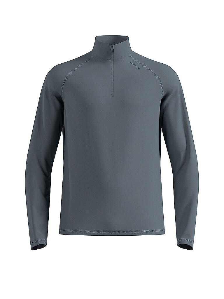 ODLO Herren Unterzieh Zipshirt Essential Warm grau | S