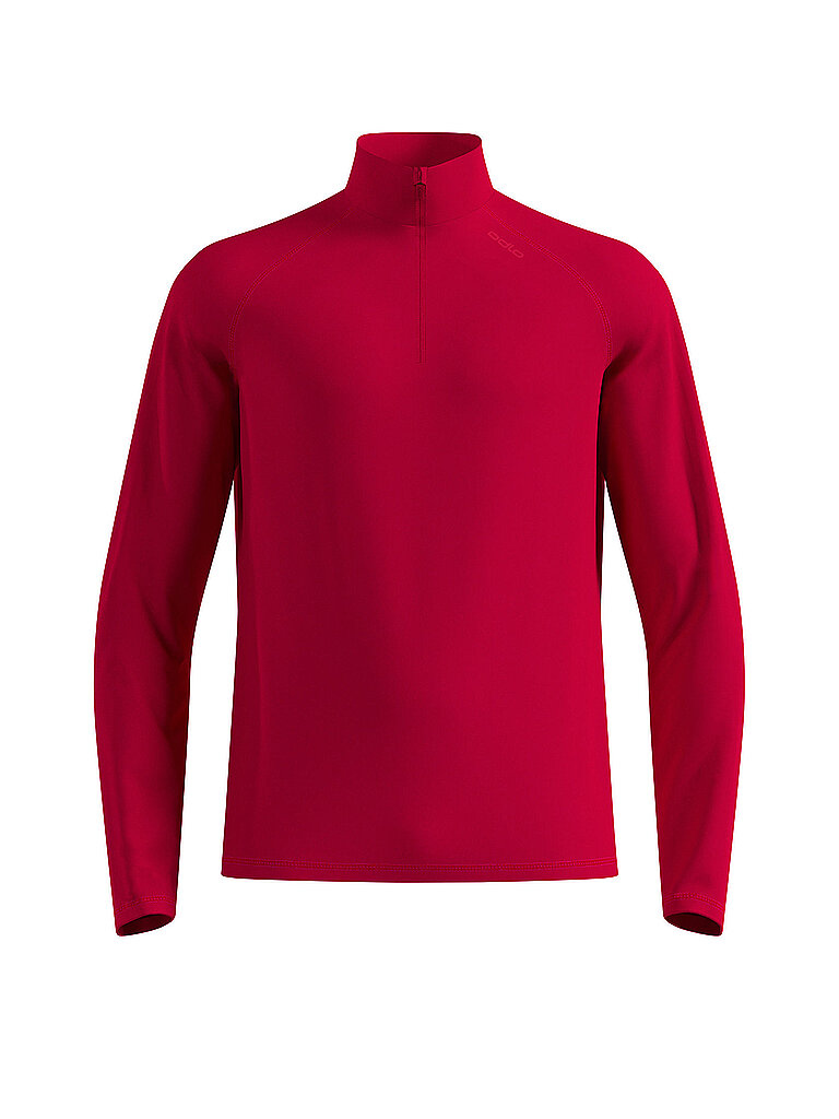 ODLO Herren Unterzieh Zipshirt Essential Warm rot | S
