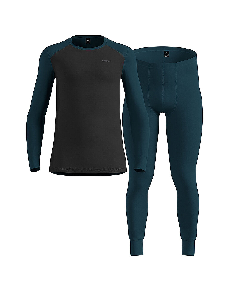 ODLO Herren Funktionswäsche ACTIVE WARM ECO Base Layer 3in1 Set  petrol | S