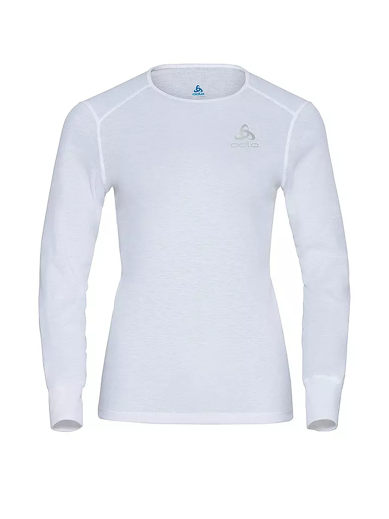 ODLO | Damen Funktionsshirt ACTIVE WARM ECO Base Layer | weiss