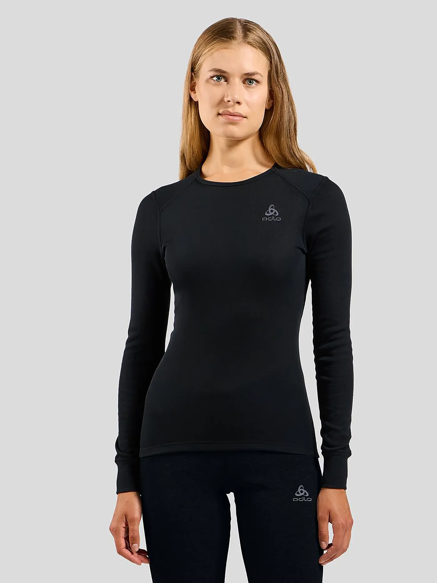ODLO | Damen Funktionsshirt ACTIVE WARM ECO Base Layer | schwarz