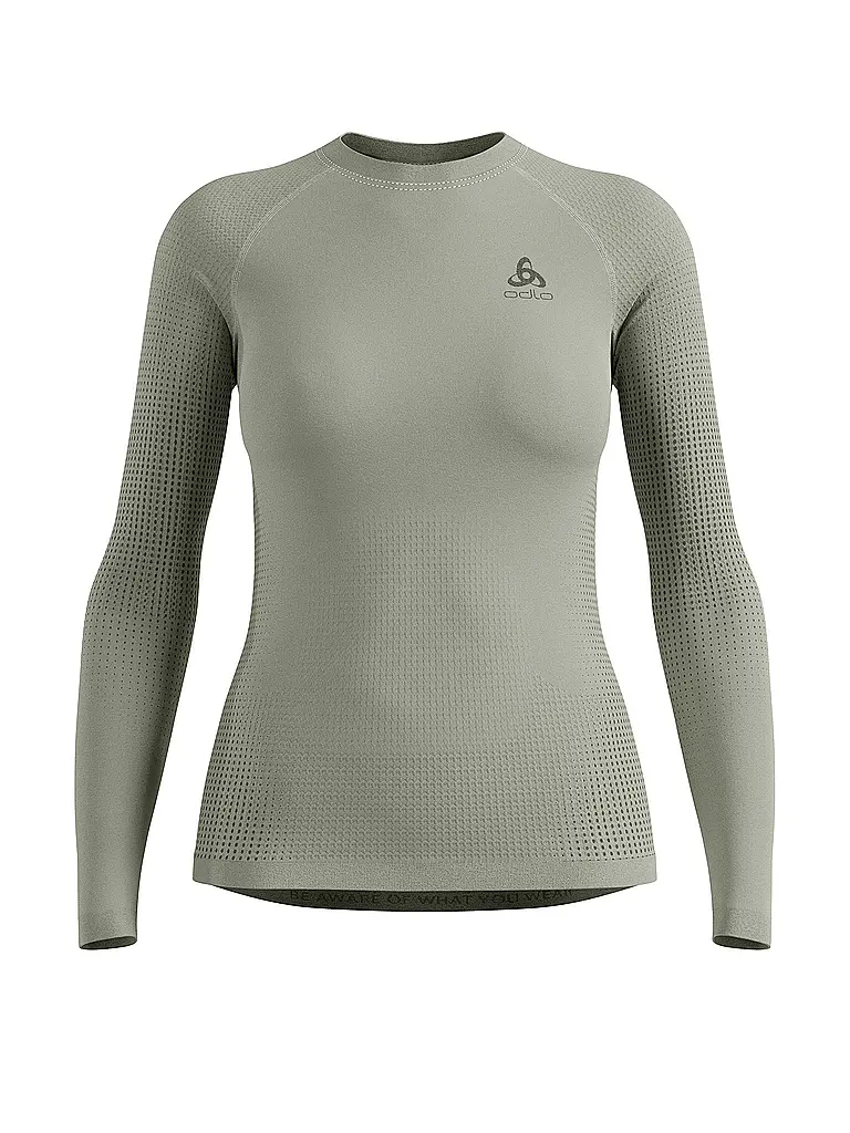 ODLO | Damen Funktionsshirt WARM ECO Baselayer | Grau