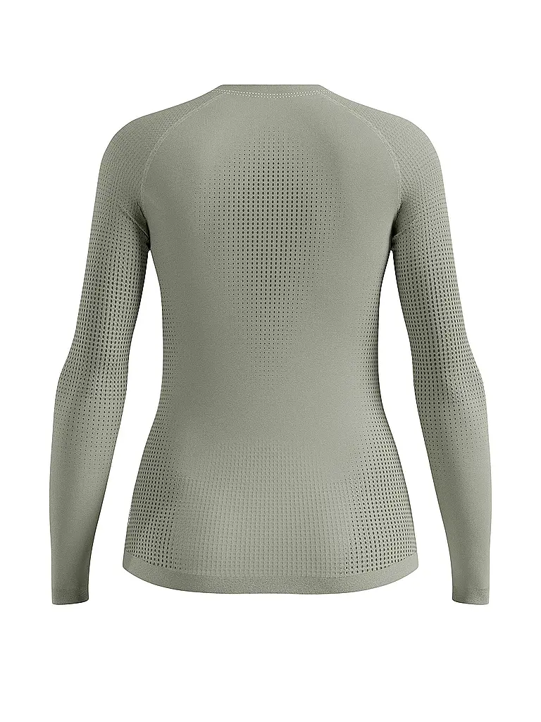 ODLO | Damen Funktionsshirt WARM ECO Baselayer | Grau