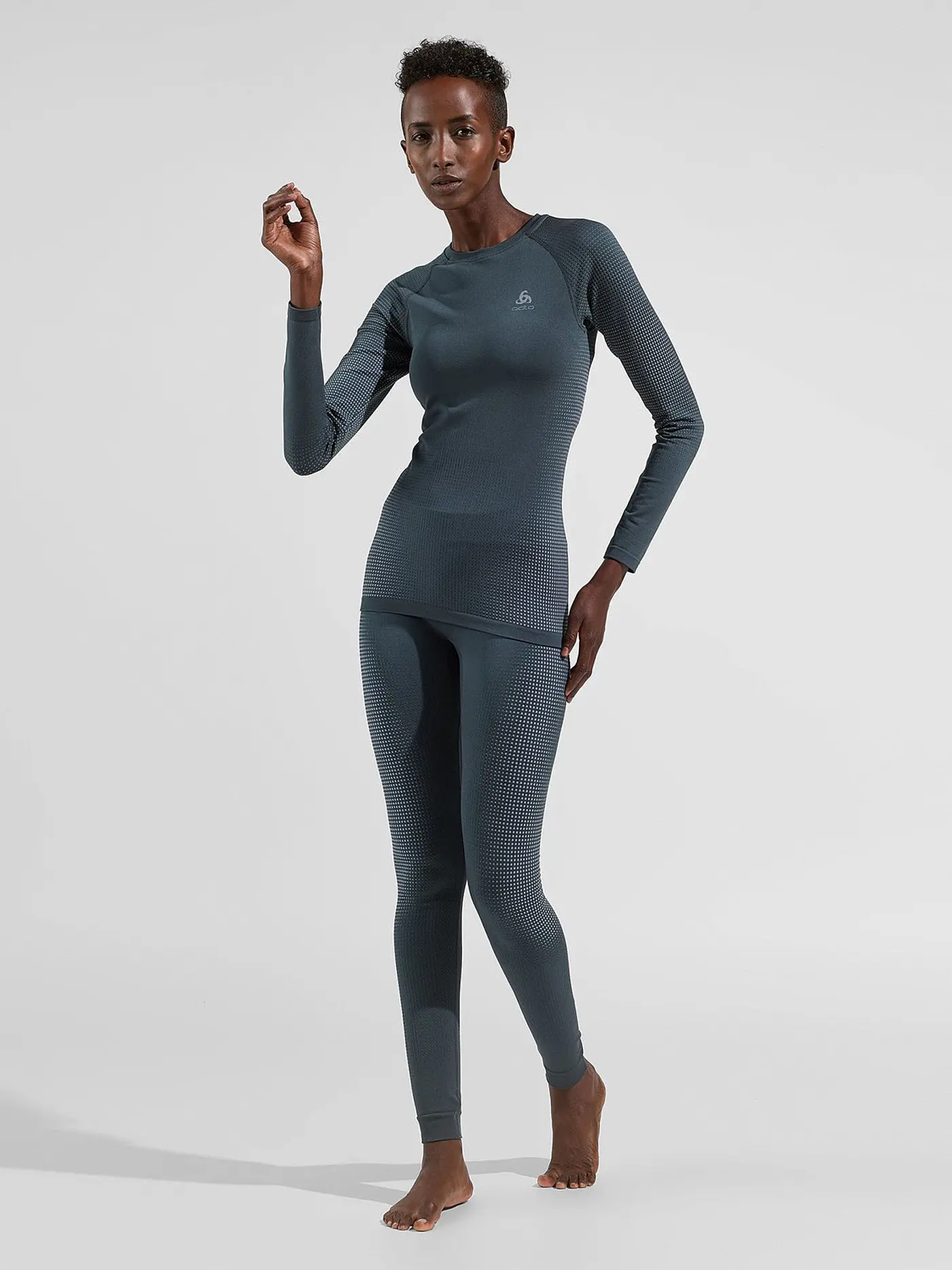 ODLO | Damen Funktionsshirt WARM ECO Baselayer | dunkelblau