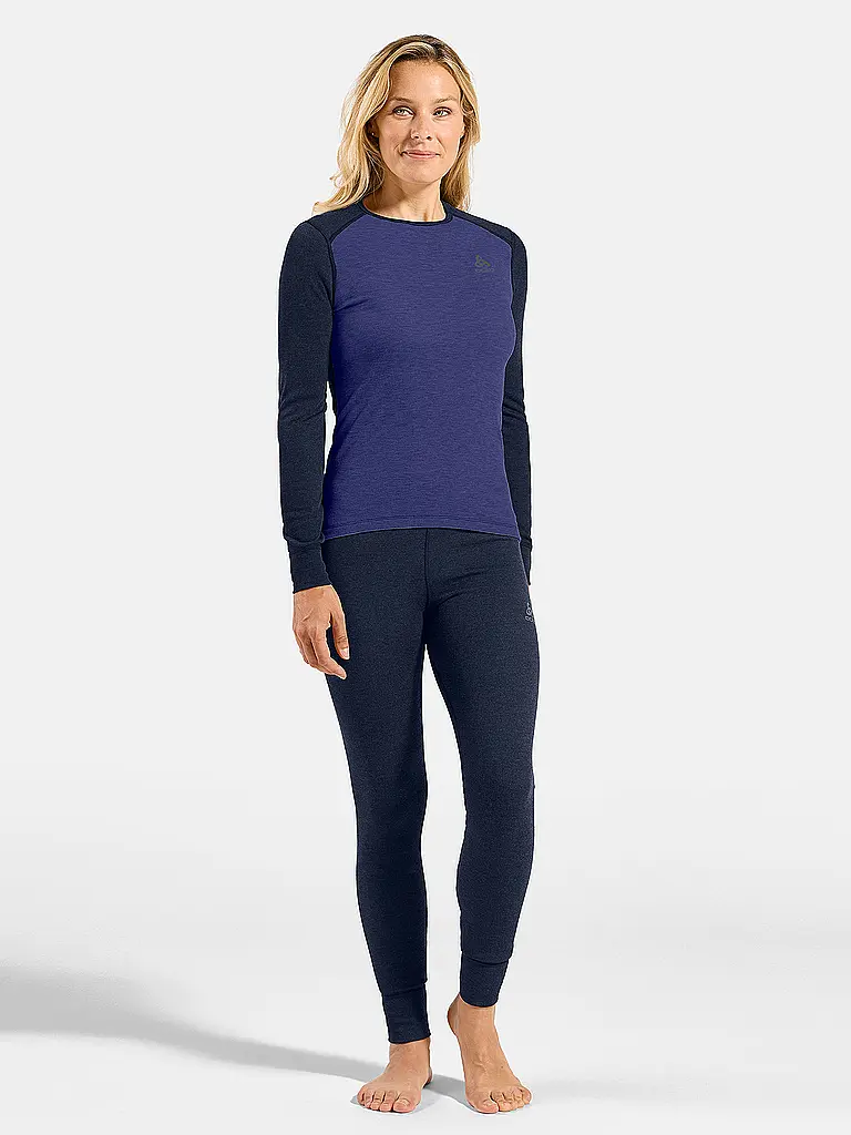 ODLO | Damen Funktionswäsche Set ACTIVE WARM ECO | Dunkelblau