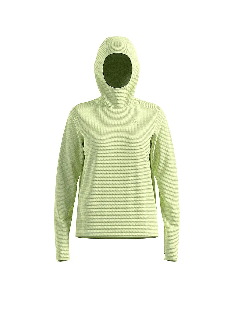 ODLO | Damen Laufhoodie Essential Thermal | gelb