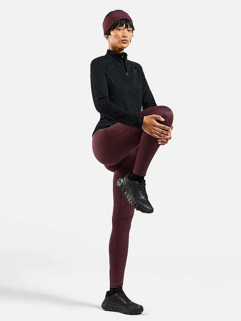 ODLO | Damen Laufjacke Zeroweight Warm Hybrid | schwarz