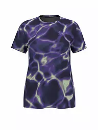 ODLO | Damen Laufshirt Zeroweight Chill-Tec Print | lila