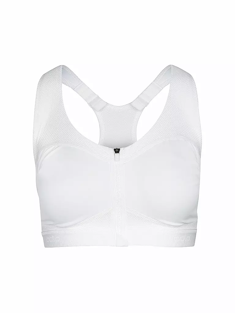 ODLO | Damen Sport-BH Front Closure High, D-Cup | weiss