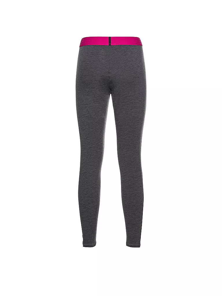 ODLO | Damen Unterzieh Hose Revelstoke Performance Wool 150 3/4 | grau