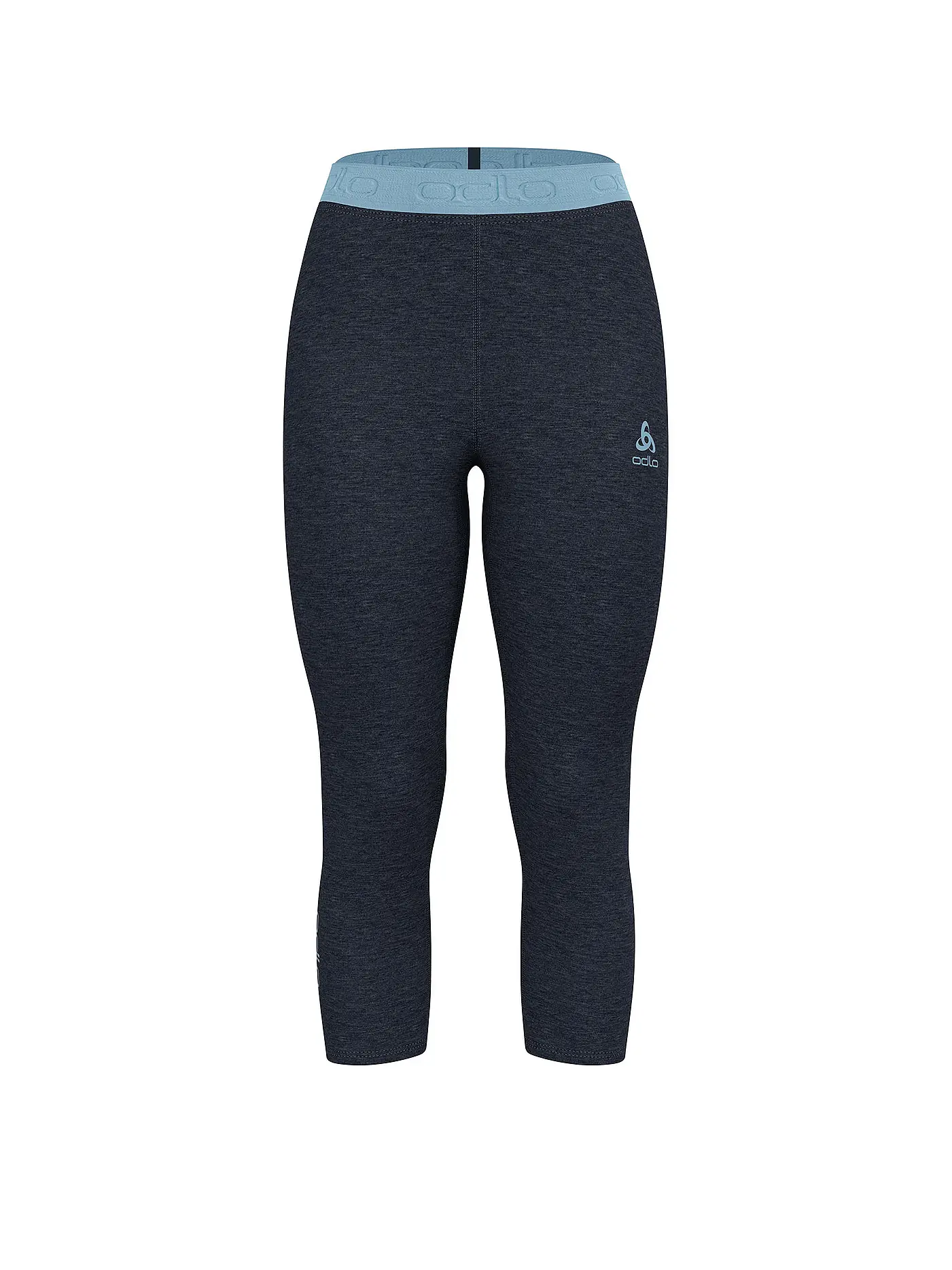 ODLO | Damen Unterzieh Tight Revelstoke Performance Wool Warm 3/4 | dunkelblau