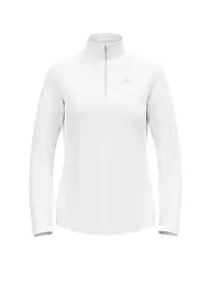 ODLO | Damen Unterzieh Zipshirt Besso Mid Layer | weiss