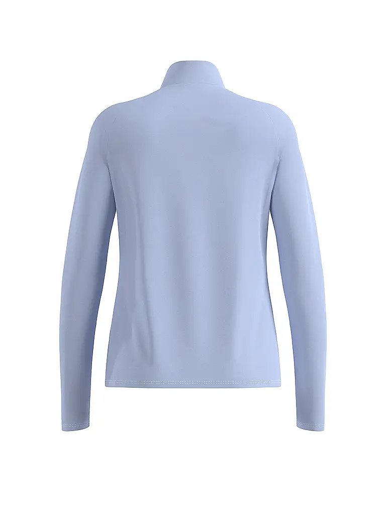 ODLO | Damen Unterzieh Zipshirt Besso Mid Layer | hellblau