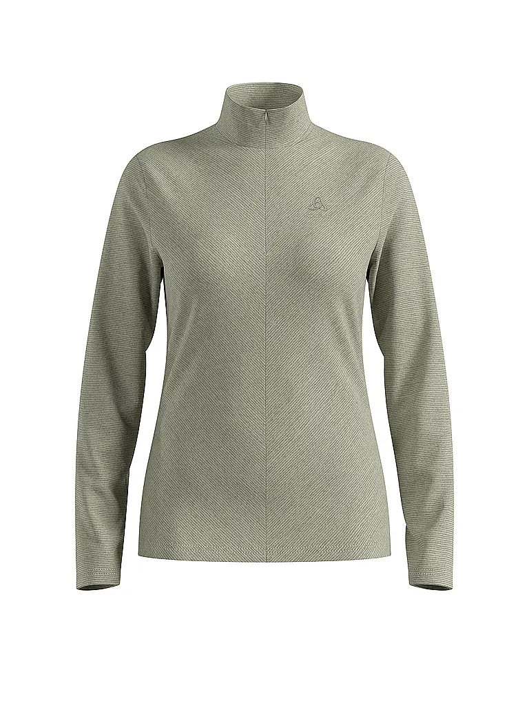ODLO | Damen Unterzieh Zipshirt Roy | grau