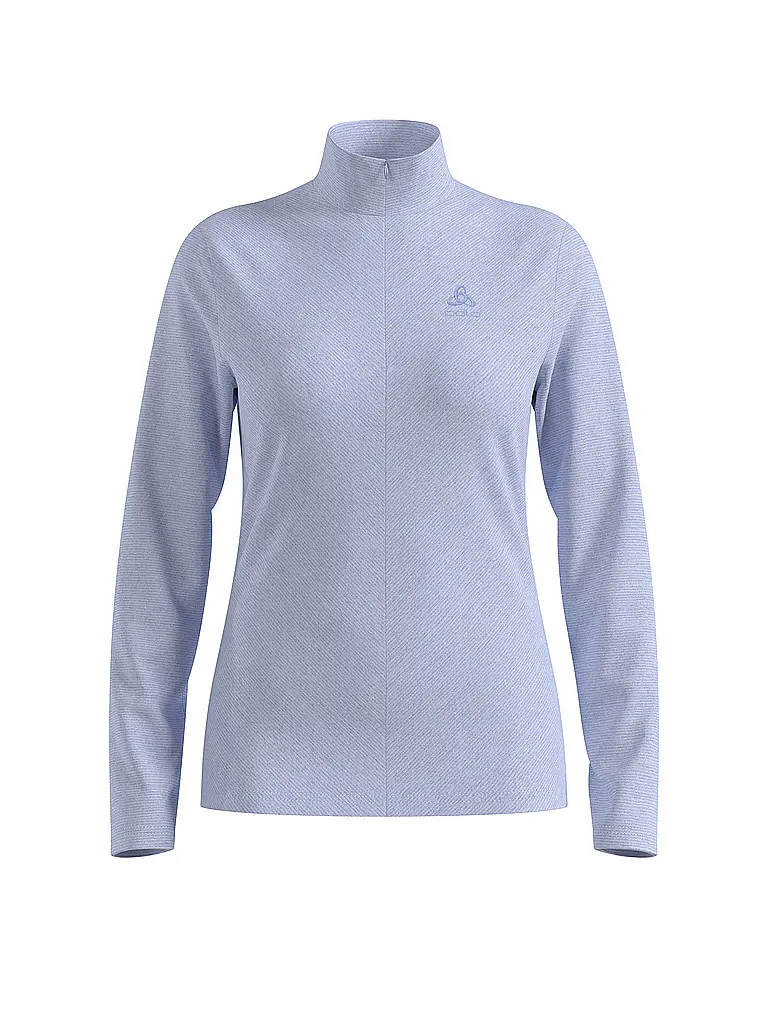 ODLO | Damen Unterzieh Zipshirt Roy | hellblau